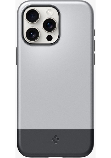 iPhone 15 Pro Kılıf Style Armor MagFit MagSafe özellikli Classic Silver - ACS06748