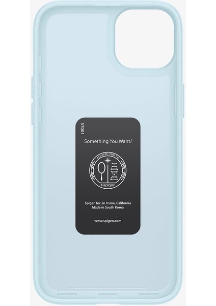 iPhone 15 Kılıf Thin Fit Mute Blue - ACS06781