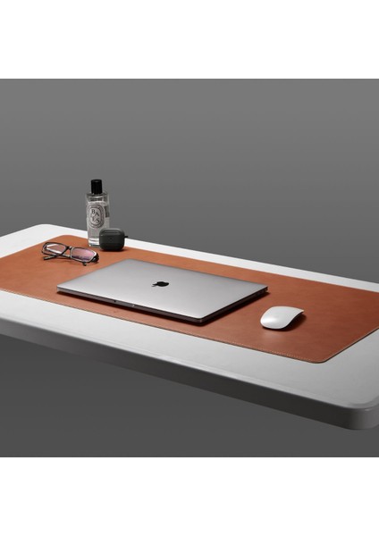 Regnum LD302 Büyük Boy 90 x 40 cm Mouse Pad (Velo Vegan Leather Technology) Brown - APP04763
