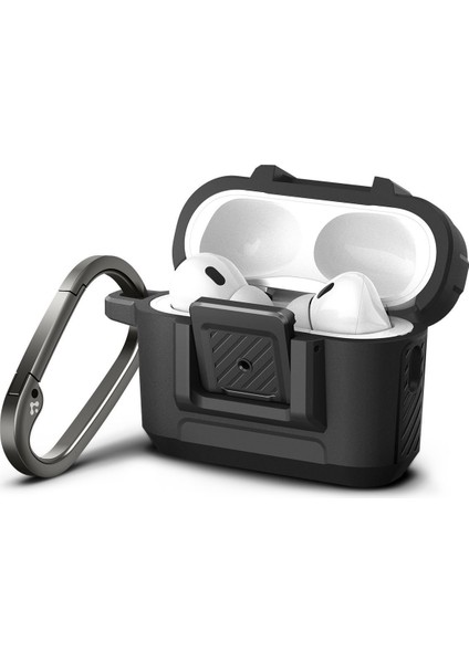 AirPods Pro (2. nesil) Kılıf Lock Fit Matte Black - ACS05485