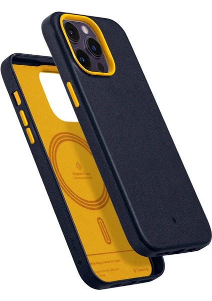 Caseology iPhone 14 Pro Max Kılıf Nano Pop Mag LE MagSafe özellikli Blueberry Navy - ACS04871 modelleri