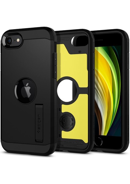 iPhone SE (2022 / 2020) / 8 / 7 Kılıf Tough Armor Black - ACS00950