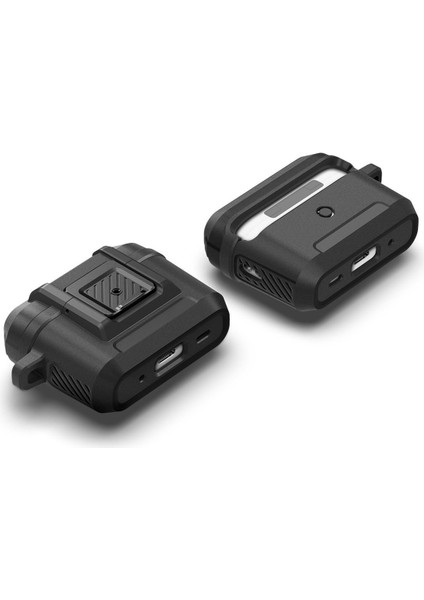 AirPods Pro (2. nesil) Kılıf Lock Fit Matte Black - ACS05485