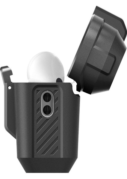 AirPods Pro (2. nesil) Kılıf Lock Fit Matte Black - ACS05485