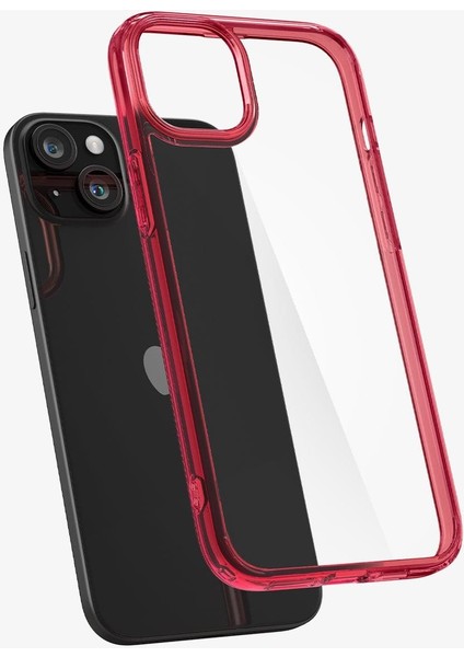 iPhone 15 Plus Kılıf Ultra Hybrid Red Crystal - ACS06654