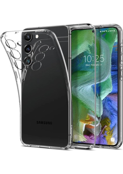 Galaxy S23 Plus Kılıf Liquid Crystal 4 Tarafı Tam Koruma Crystal Clear - ACS05662