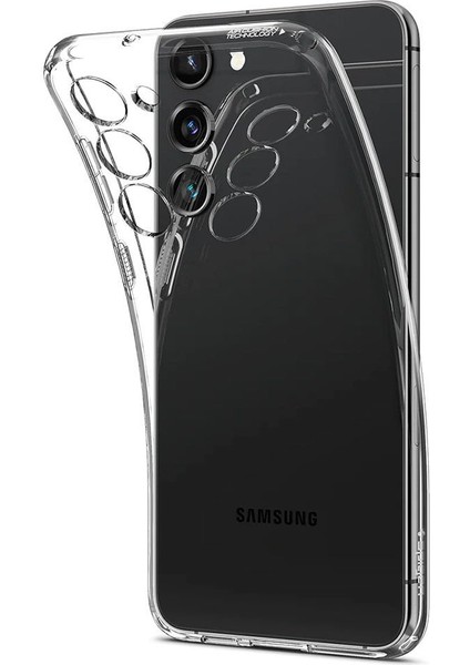 Galaxy S23 Plus Kılıf Liquid Crystal 4 Tarafı Tam Koruma Crystal Clear - ACS05662