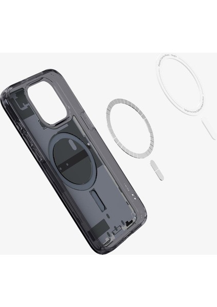 iPhone 15 Pro Max Kılıf Ultra Hybrid Zero One MagFit MagSafe özellikli Black - ACS06582