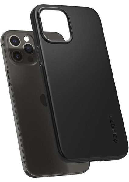 iPhone 12 Pro Max Kılıf Thin Fit Pro Black - ACS01612