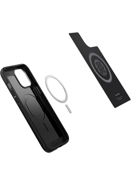 iPhone 12 Pro Max Kılıf Mag Armor MagFit MagSafe özellikli Matte Black - ACS01864