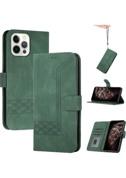 Kullanışlı Stand Özelliği ile iphone 13 Pro Max Cüzdan Kılıf Pu Deri Kart Kapağı ile Uyumlu (Yurt Dışından)