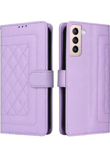 Samsung Galaxy S21 Artı Darbeye Dayanıklı Basit Iş Cüzdan Için Flip Case (Yurt Dışından)