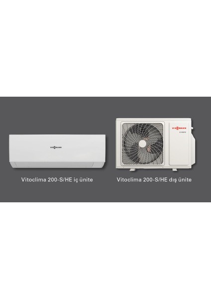 Vitoclima 200-S/HE Trend SWAA200MHA050 A++ 18000 BTU Inverter Duvar Tipi Klima