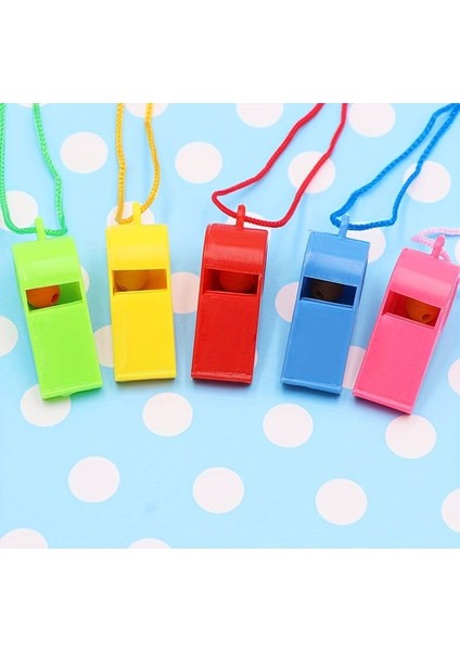 12 Adet 1.Kalite Renkli Düdük Polis Düdüğü Hakem Düdüğü Taraftar Düdüğü Yüksek Sesli Plastik Düdük fiyatları