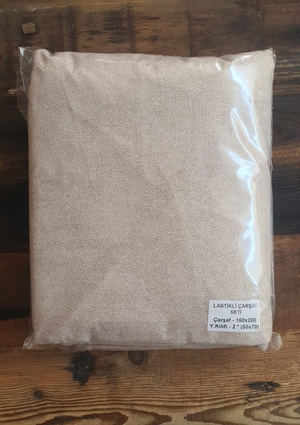 Maki Home Pamuklu Polycotton Efektli Bej Lastikli Çarşaf Takımı fiyatları