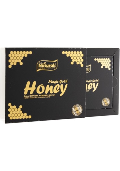 Magic Gold Honey (12 Servis)  Ballı Pekmezli Ginseng Karışımlı En Doğal Bitkisel Maksimum Enerji Macunu