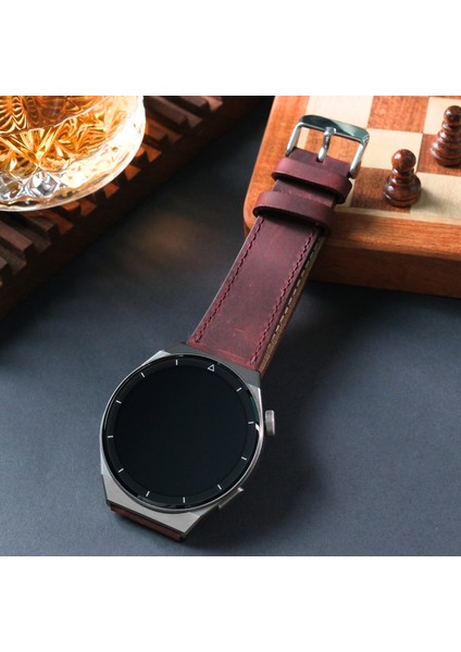Hakiki Deri Saat Kordonu Bordo( 20MM ) Klasik Saat Kayışı Omega Nacar Seiko Tudor Citizen Lacoste Casio Fossil Calvin Klein Armani Tissot Deri Kayış