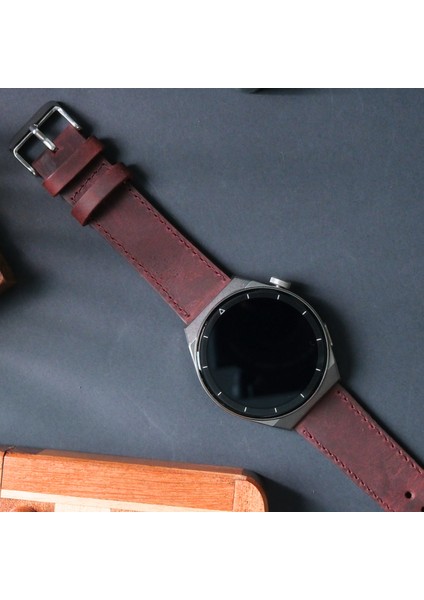 Hakiki Deri Saat Kordonu Bordo( 20MM ) Klasik Saat Kayışı Omega Nacar Seiko Tudor Citizen Lacoste Casio Fossil Calvin Klein Armani Tissot Deri Kayış