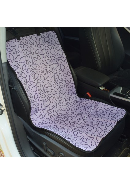 Araba Ön Tek Koltuklu Araba Paspası Oxford Kumaş Baskılı Su Geçirmez Köpek Araba Paspası (Yurt Dışından)