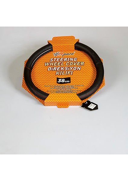Space Direksiyon Kılıfı 38 cm Siyah / DIKI367-S