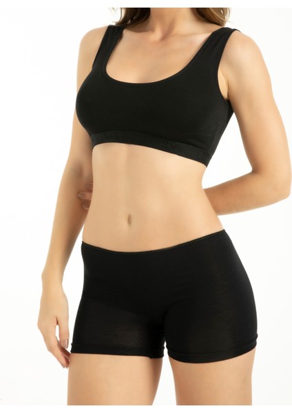 Kadın Bamboo 2'li Boxer Doğalrahat