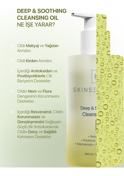 Deep & Soothing Cleansing Oil | Resveratrol’ün Dokunuşuyla Cilt Temizliğinde Yenilik