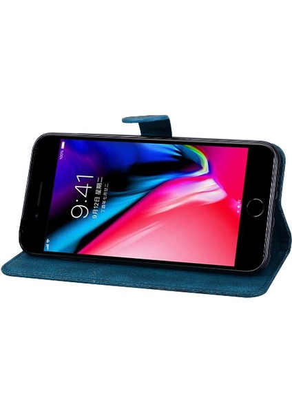 Kart Yuvası Standı Büyük Kelebek Flip Telefon Kılıfı ile iphone 7/8 Için Kılıf (Yurt Dışından) fırsatları