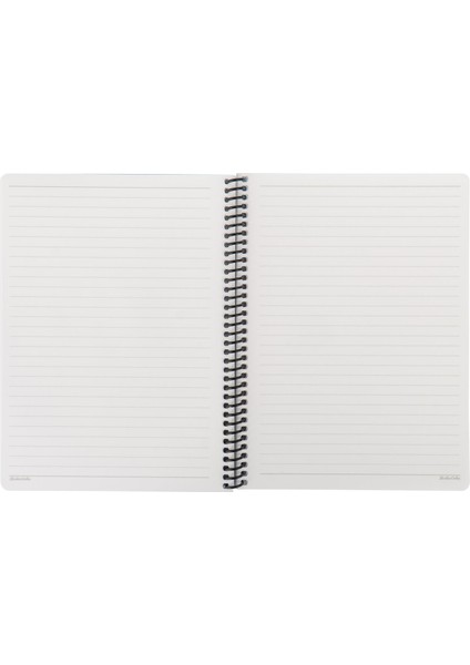 Hisli Şeyler Çizgili Spiralli Stickerli Defter Dinlenmek Istiyorum 16 5 x 22 5