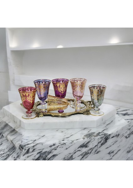 Monalisa Kısa Ayaklı Bardak 6 Renk