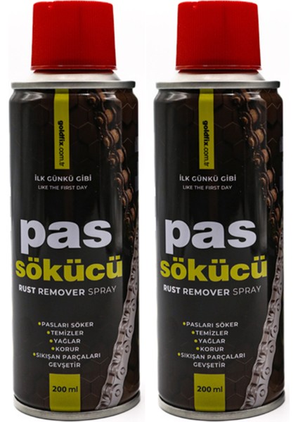 2 Adet Goldfix Pas Sökücü Sprey 200ML