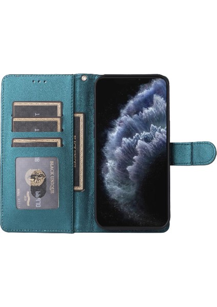 Iphone 11 Için Flip Case Pro Max Basit Iş Darbeye Cüzdan Deri (Yurt Dışından)