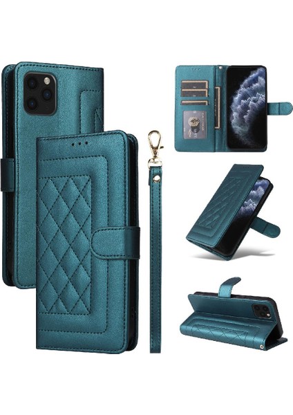 Iphone 11 Için Flip Case Pro Max Basit Iş Darbeye Cüzdan Deri (Yurt Dışından)