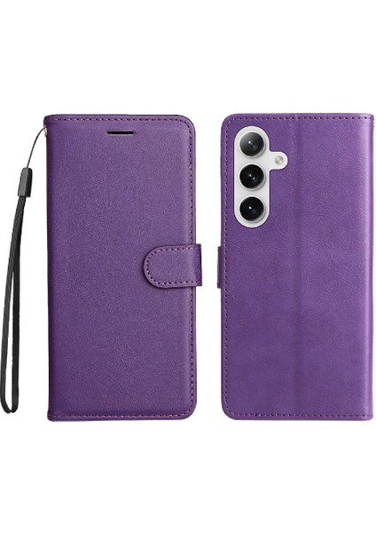 Samsung Galaxy S24 Yüksek Kaliteli Deri Iş Cüzdan Kılıf Için Flip Case (Yurt Dışından)