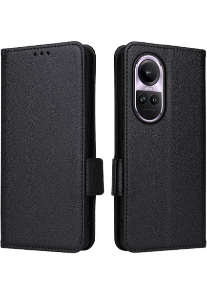 Oppo Oppo 10 5g Manyetik Kart Yuvaları Için Kılıf Tutucu Pu Deri Cüzdan Yan (Yurt Dışından)