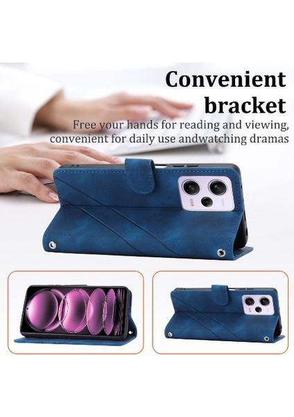 Xiaomi Poco X5 Için Kickstand Pu Deri Kapak Kredi Kartı Durumda El (Yurt Dışından) modelleri