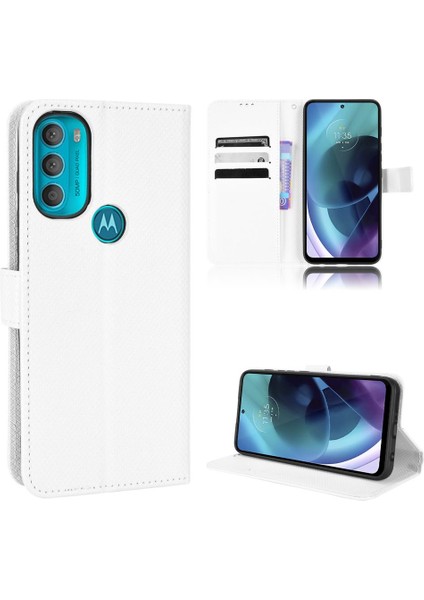 Motorola Moto G71 5g Kapak Kart Tutucu Manyetik Cüzdan Kickstand (Yurt Dışından)