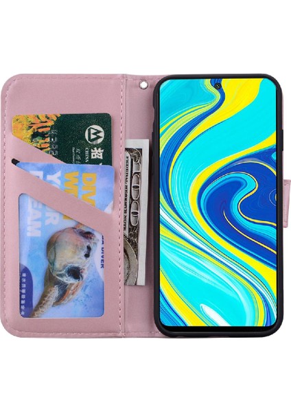 Xiaomi Redmi Not 9 Pro Için Flip Case Basit Iş Darbeye Deri (Yurt Dışından)