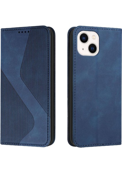 IPhone 14 Için Kılıf Artı Folio Kapak Cüzdan Kickstand Pu Deri Manyetik (Yurt Dışından)