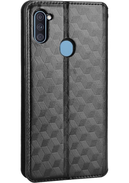 Samsung Galaxy A11 Pu Deri 3D Desen Cüzdan Kart Yuvaları Için Kılıf (Yurt Dışından)