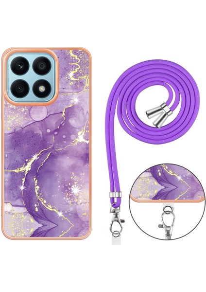 Onur X8A Mermer Tampon Anti-Scratch Yumuşak Crossbody Kordon Askısı Için Kılıf (Yurt Dışından)