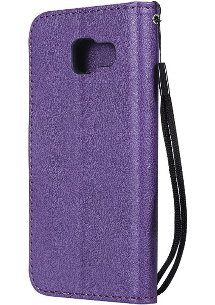 Mays Shop Samsung Galaxy A3 Için Flip Case 2016 Klasik Düz Renk ile Yüksek Kalite (Yurt Dışından)