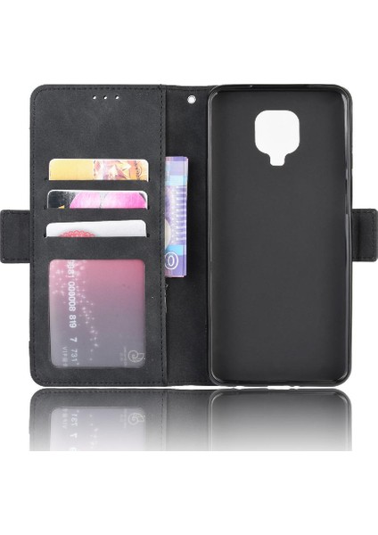 Xiaomi Redmi Not 9s Için Kılıf Ayarlanabilir Ayrılabilir Kart Tutucu Manyetik Kapatma Deri Cüzdan Kapak (Yurt Dışından) modelleri