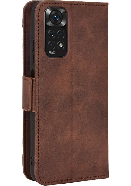 Xiaomi Redmi Not 11S Için Kılıf Ayarlanabilir Ayrılabilir Kart Tutucu Manyetik Kapatma Deri Cüzdan Kapak (Yurt Dışından) modelleri