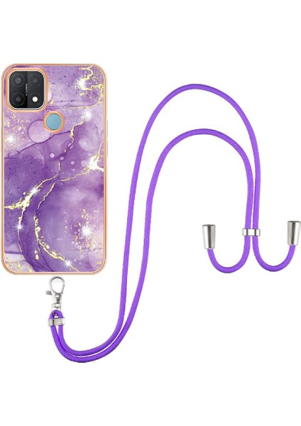 Oppo A15 Için KILIF/A15S Crossbody Kordon Askısı Tampon Mermer Anti-Scratch (Yurt Dışından) fırsatları