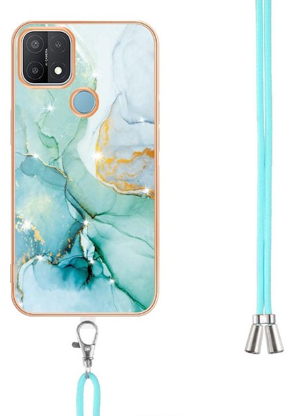 Oppo A15 Için KILIF/A15S Crossbody Kordon Askısı Tampon Mermer Anti-Scratch (Yurt Dışından) fırsatları
