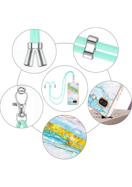 Google Piksel 7A Crossbody Kordon Askısı Tampon Anti-Scratch Yumuşak (Yurt Dışından) modelleri