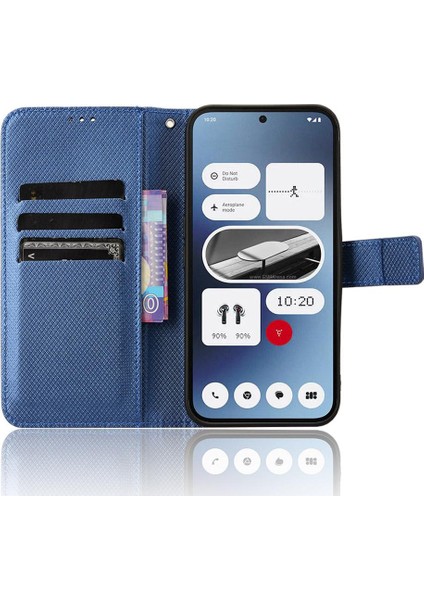 Nothing Telefon 2A Kart Tutucu Kickstand Kapak Manyetik Cüzdan (Yurt Dışından)