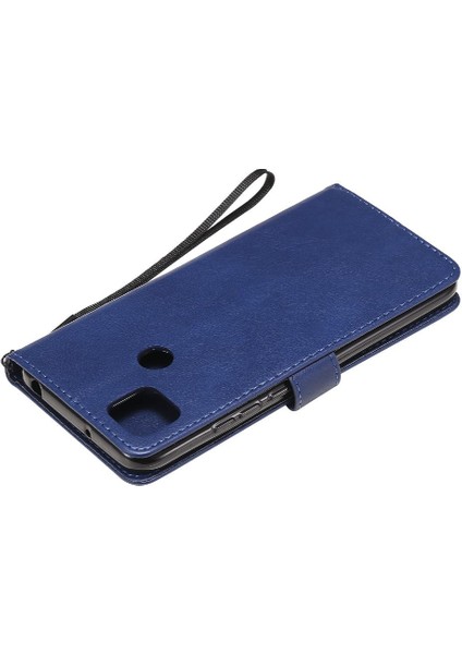 Kart Yuvası ile Xiaomi Redmi 9c Için Flip Case Iş Cüzdan Telefon Kılıfı (Yurt Dışından)