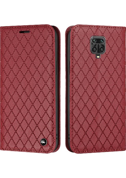 Xiaomi Redmi Not 9 Için Kılıf Pro Max Manyetik Kabuk Kart Yuvaları Tutucu Çevirin (Yurt Dışından)