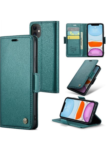IPhone 11 Kickstand Anti Dolandırıcılık Kart Yuvası Darbeye Dayanıklı Durumda (Yurt Dışından) fırsatları
